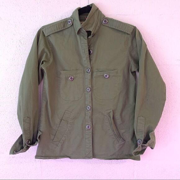 Iron & Resin Military Green Jacket XS - Picture 1 of 3